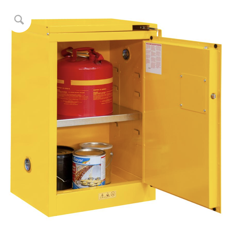 Flammable Storage, 12 Gallon, Self Close, 1 EA #1012S-50 - Image 2